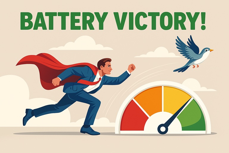 Battery Victory!