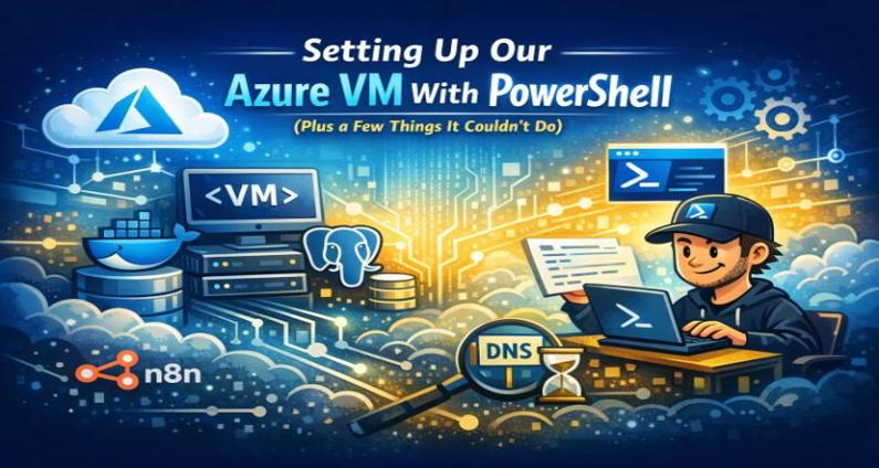 Setting Up Our Azure VM With PowerShell